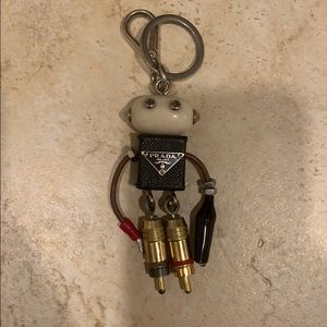 Robot Prada keychain